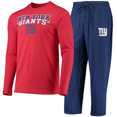Lids San Francisco Giants Concepts Sport Ensemble Slub Long Sleeve T-Shirt  and Allover Pants Sleep Set - Black/Charcoal