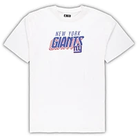 Men's Concepts Sport White/Charcoal New York Giants Big & Tall T-Shirt and Shorts Set