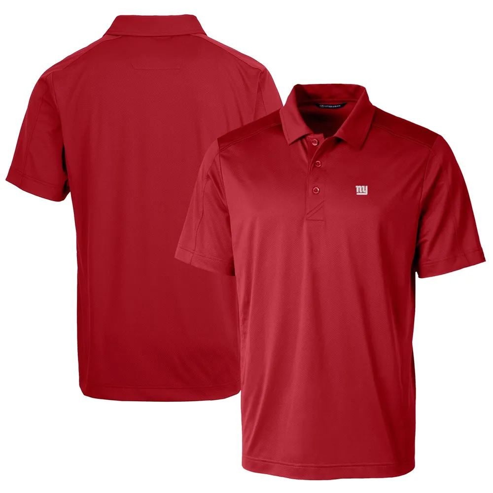 Men's Boston Red Sox Cutter & Buck Red Logo Prospect Textured Stretch Polo