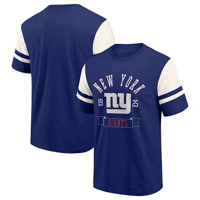 T-shirt de football pour homme Darius Rucker Collection by Fanatics Royal New York Giants