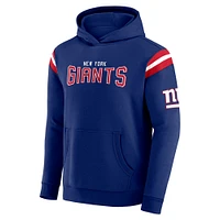 Men's Darius Rucker Collection by Fanatics Royal New York Giants Football Washed Pullover Hoodie