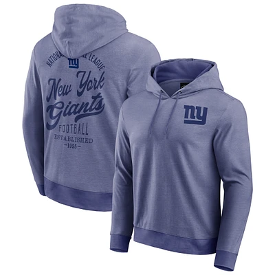 Men's Darius Rucker Collection by Fanatics Royal New York Giants Tonal Knit Pullover Hoodie