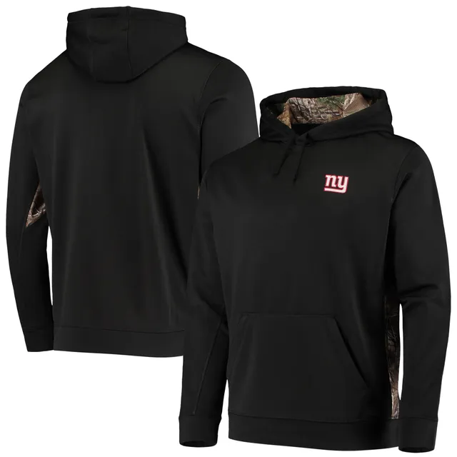 Men's The Wild Collective Black New York Giants Camo Pullover Hoodie