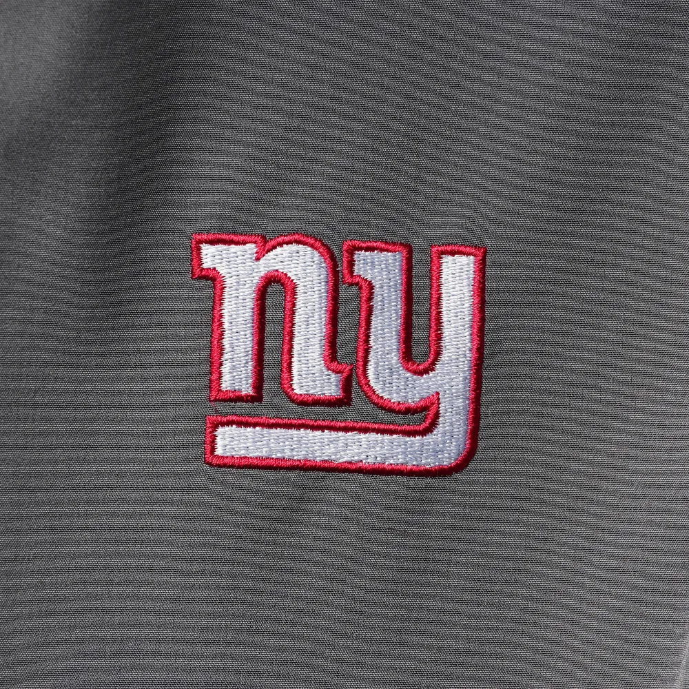 Men's Dunbrooke Charcoal New York Giants Circle Softshell Fleece Full-Zip Jacket