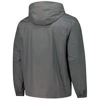 Men's Dunbrooke Graphite New York Giants Tropic Waterproof Packable Full-Zip Hoodie Jacket