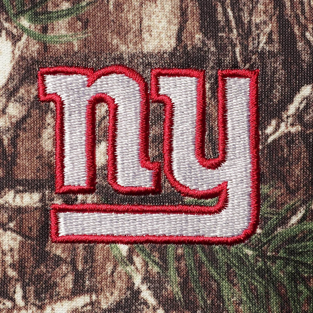 Men's Dunbrooke Realtree Camo New York Giants Circle Champion Tech Fleece Pullover Hoodie