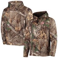 Men's Dunbrooke Realtree Camo New York Giants Circle Champion Tech Fleece Pullover Hoodie