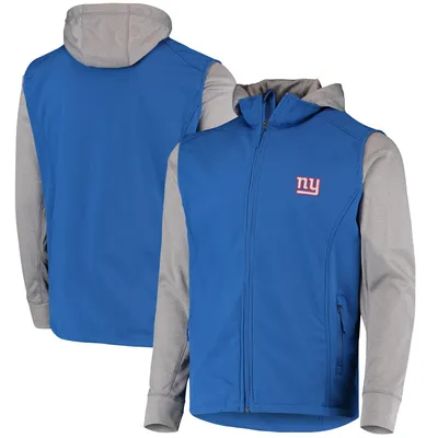 New York Giants Dunbrooke Alpha Full-Zip Jacket - Royal/Gray