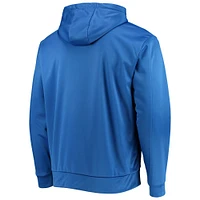 Sweat à capuche entièrement zippé pour homme Dunbrooke Royal/Blanc New York Giants Apprentice