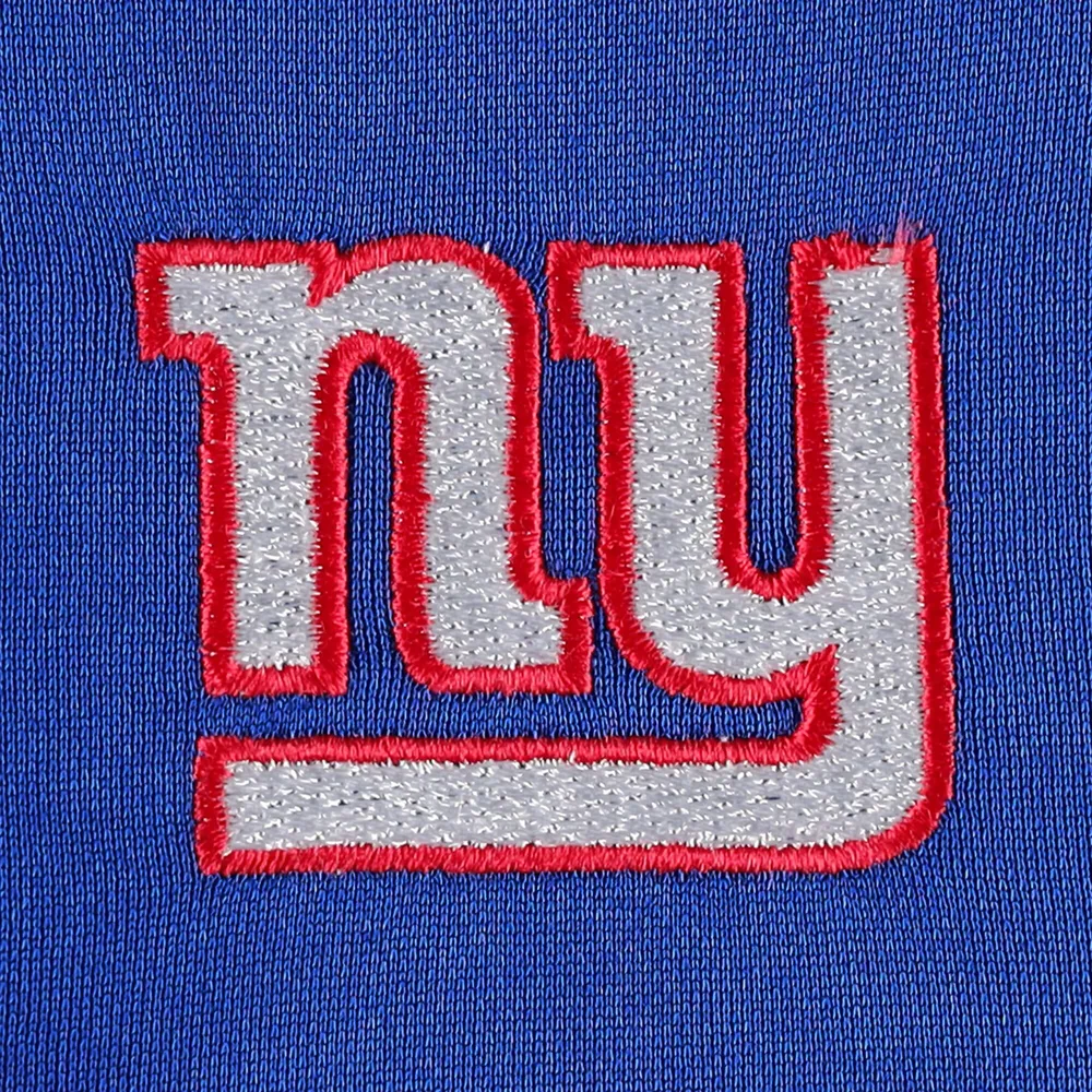 Men's Dunbrooke Royal New York Giants All-Star Tech Quarter-Zip Top