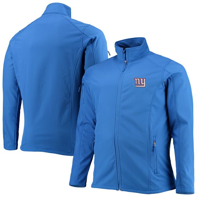 Dunbrooke Royal New York Giants Big & Tall Sonoma Softshell Veste à fermeture éclair intégrale pour homme