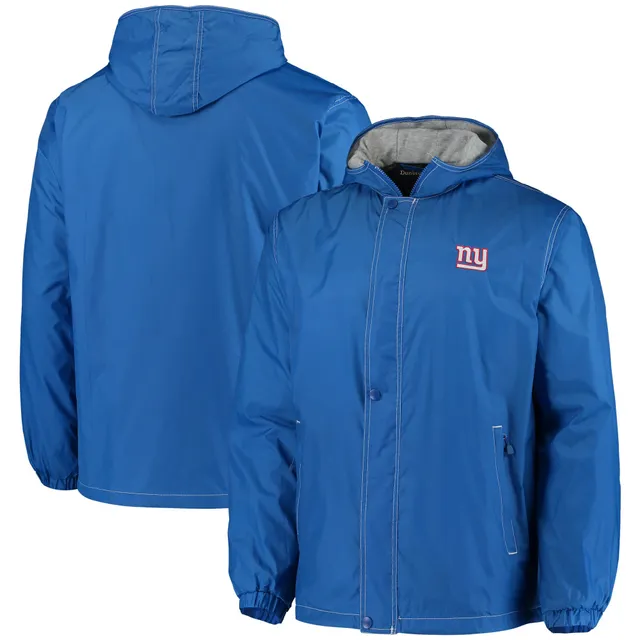 Men's Starter White New York Giants The Power Forward Full-Snap Jacket