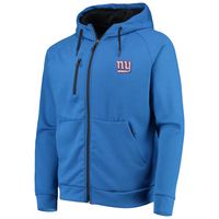 Men's Dunbrooke Royal New York Giants Shag Tri-Blend Full-Zip Raglan Hoodie