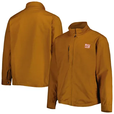 Dunbrooke Tan New York Giants Journey Workwear Veste zippée à trois mélanges pour homme