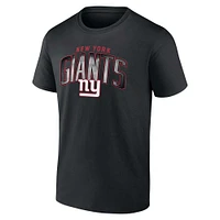 Men's Fanatics  Black New York Giants Arch Smoke T-Shirt