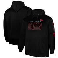 Men's Fanatics  Black New York Giants Big & Tall Fleece Pullover Hoodie