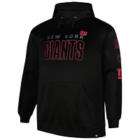 Men's Fanatics  Black New York Giants Big & Tall Fleece Pullover Hoodie