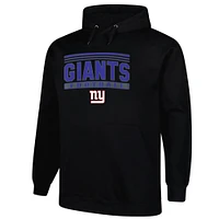 Sweat à capuche noir Fanatics New York Giants Big & Tall Pop pour hommes