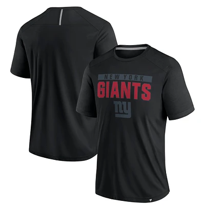 T-shirt noir fanatiques pour hommes New York Giants Defender Blackout