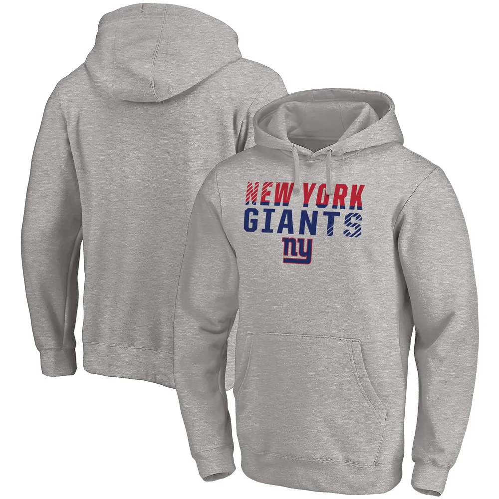 Lids New York Giants Fanatics Branded Fade Out Fitted Pullover Hoodie -  Heather Gray