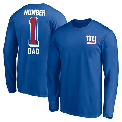 Men's Fanatics Branded Royal/Heathered Gray New York Giants T