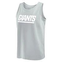 Men's Fanatics Gray New York Giants Elements Tank Top