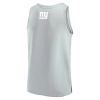 Men's Fanatics Gray New York Giants Elements Tank Top