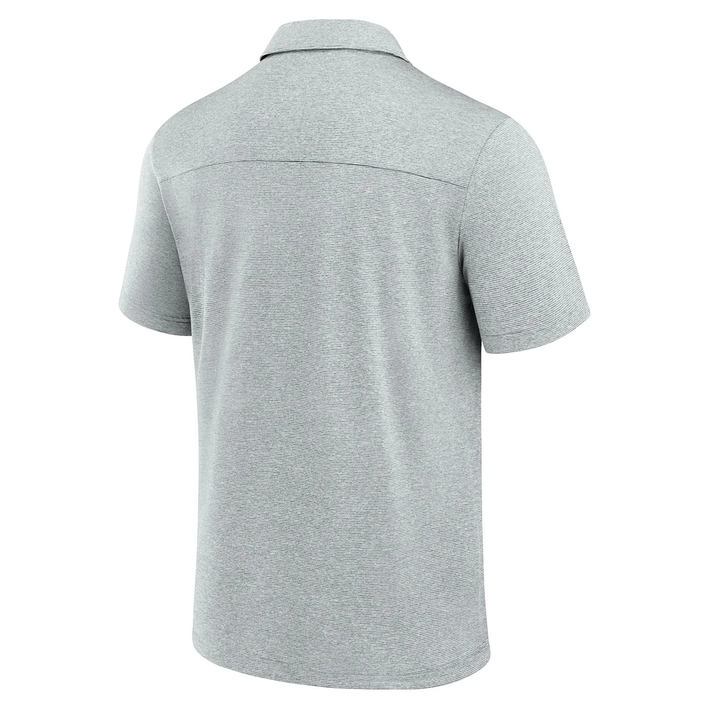 Polo technique gris Fanatics pour hommes des Giants de New York Front Office