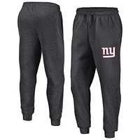 Men's Fanatics  Heather Charcoal New York Giants Boost Fleece Joggers