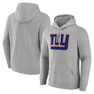 Sweat à capuche en polaire pour homme Fanatics Heather Grey New York Giants Deliver