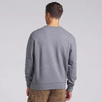 Sweat-shirt à enfiler en tissu éponge boucle Fanatics Heather Grey New York Giants pour homme