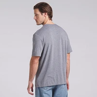 Men's Fanatics Heather Gray New York Giants Pass Rush Tri-Blend T-Shirt