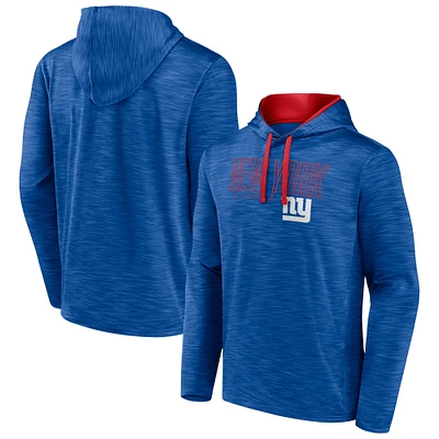 Sweat à capuche avec crochet et échelle Fanatics Heather Royal New York Giants pour hommes