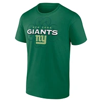 Men's Fanatics Kelly Green New York Giants Celtic Luck T-Shirt