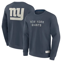 Sweat-shirt à capuche avec inscription Future Ground de la marque Fanatics pour homme, bleu marine, New York Giants