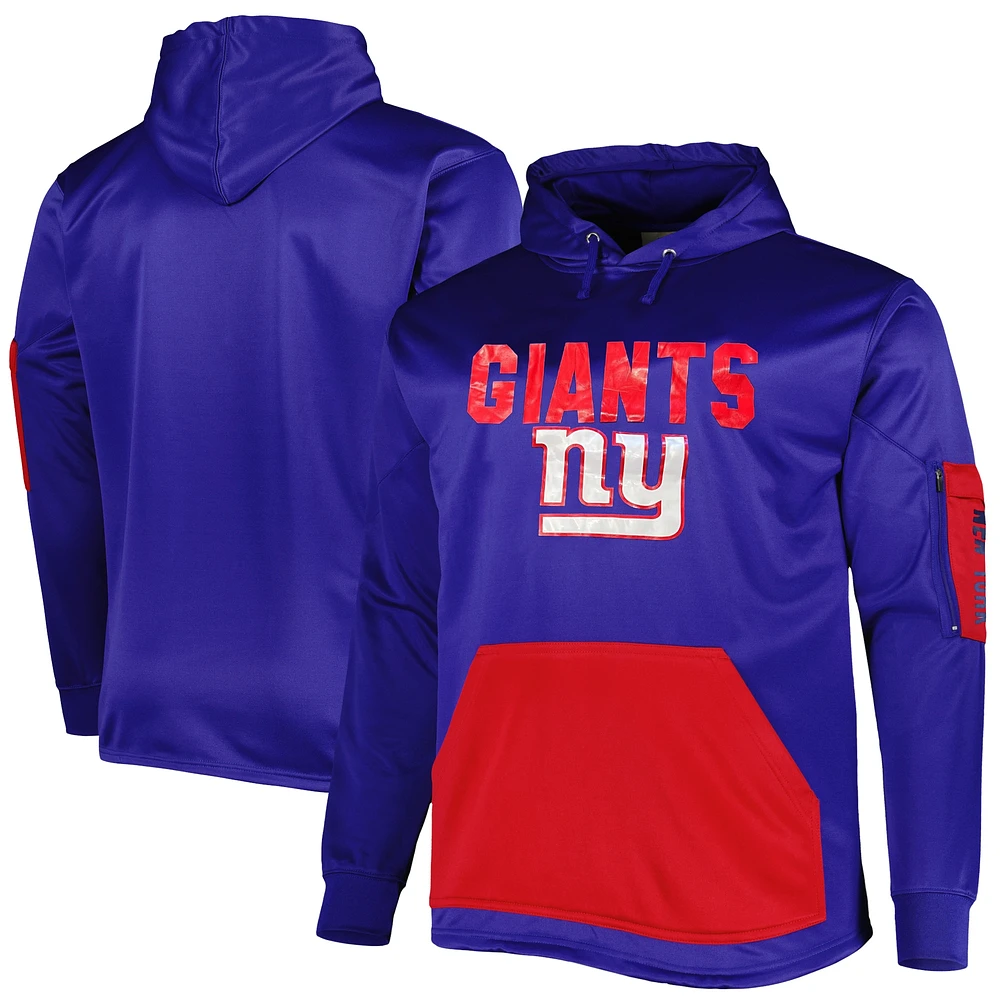 Men's Fanatics Royal New York Giants Big & Tall Pullover Hoodie