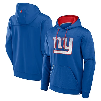 Sweat à capuche Fanatics Royal New York Giants Defender pour homme