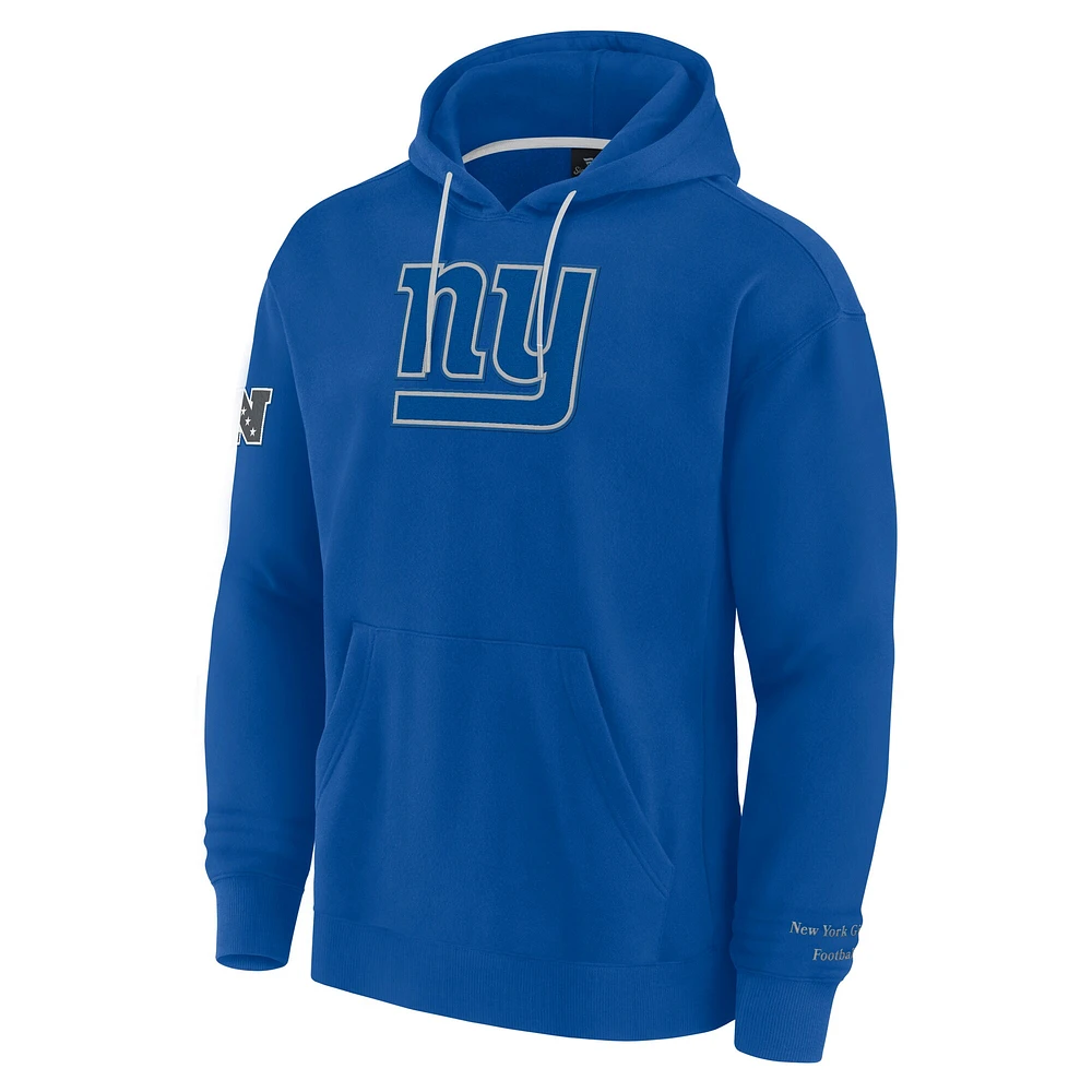 Sweat à capuche Fanatics Royal New York Giants Elements Pace pour homme