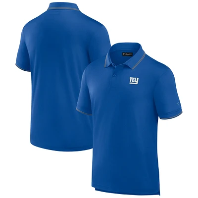 Men's Fanatics Royal New York Giants Front Office Pique Polo