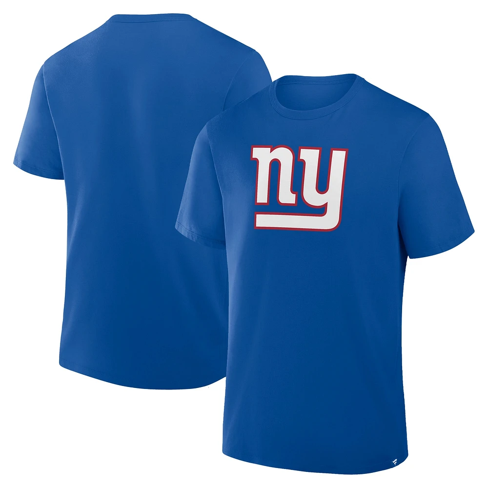 T-shirt en coton pour hommes Fanatics Royal New York Giants Legacy