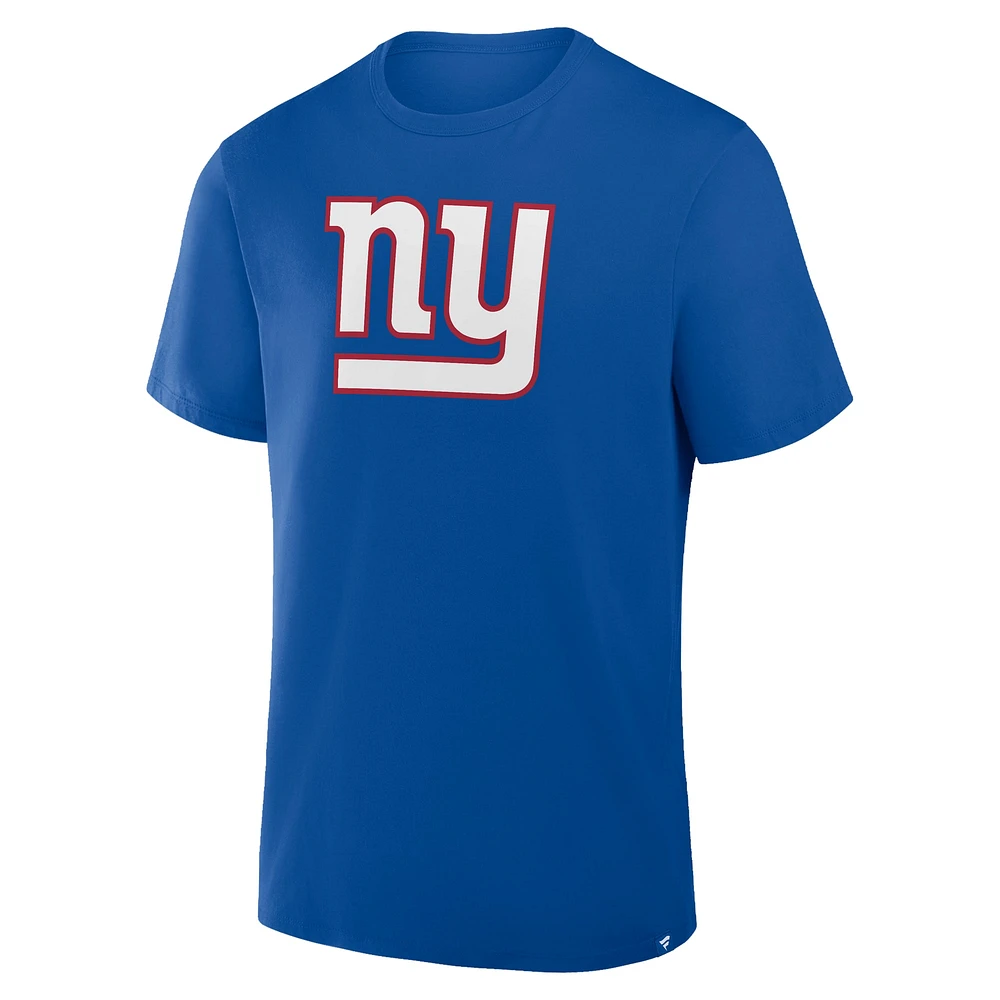 T-shirt en coton pour hommes Fanatics Royal New York Giants Legacy