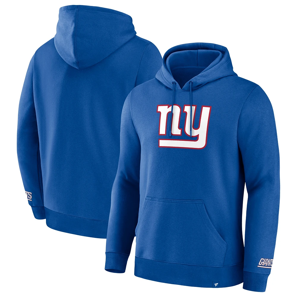 Sweat à capuche en polaire Legacy Royal New York Giants pour homme Fanatics