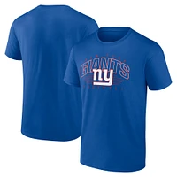 Men's Fanatics Royal New York Giants Line Clash T-Shirt