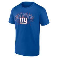 Men's Fanatics Royal New York Giants Line Clash T-Shirt