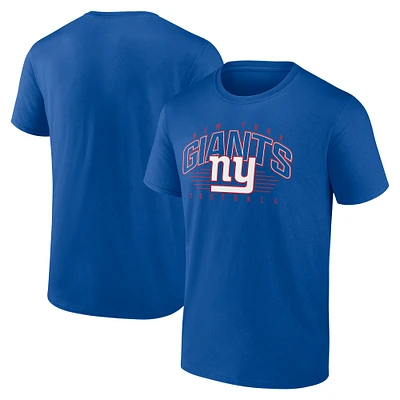 Men's Fanatics Royal New York Giants Line Clash T-Shirt