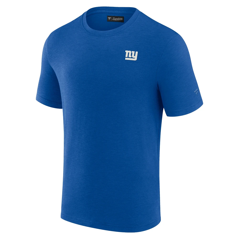 T-shirt à manches courtes en modal Fanatics Royal New York Giants pour hommes