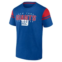 Men's Fanatics Royal New York Giants Old School Play Slub T-Shirt