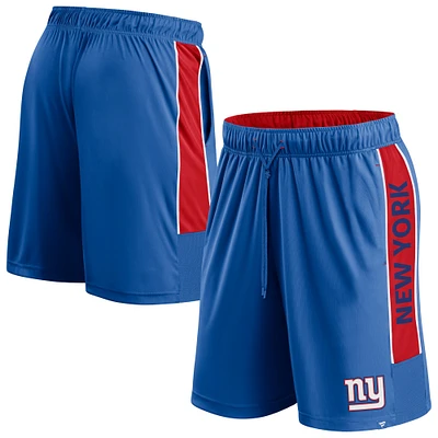 Men's Fanatics  Royal New York Giants Win The Match Shorts