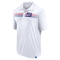 Polo sublimé blanc Big & Tall Fanatics pour hommes des Giants de New York