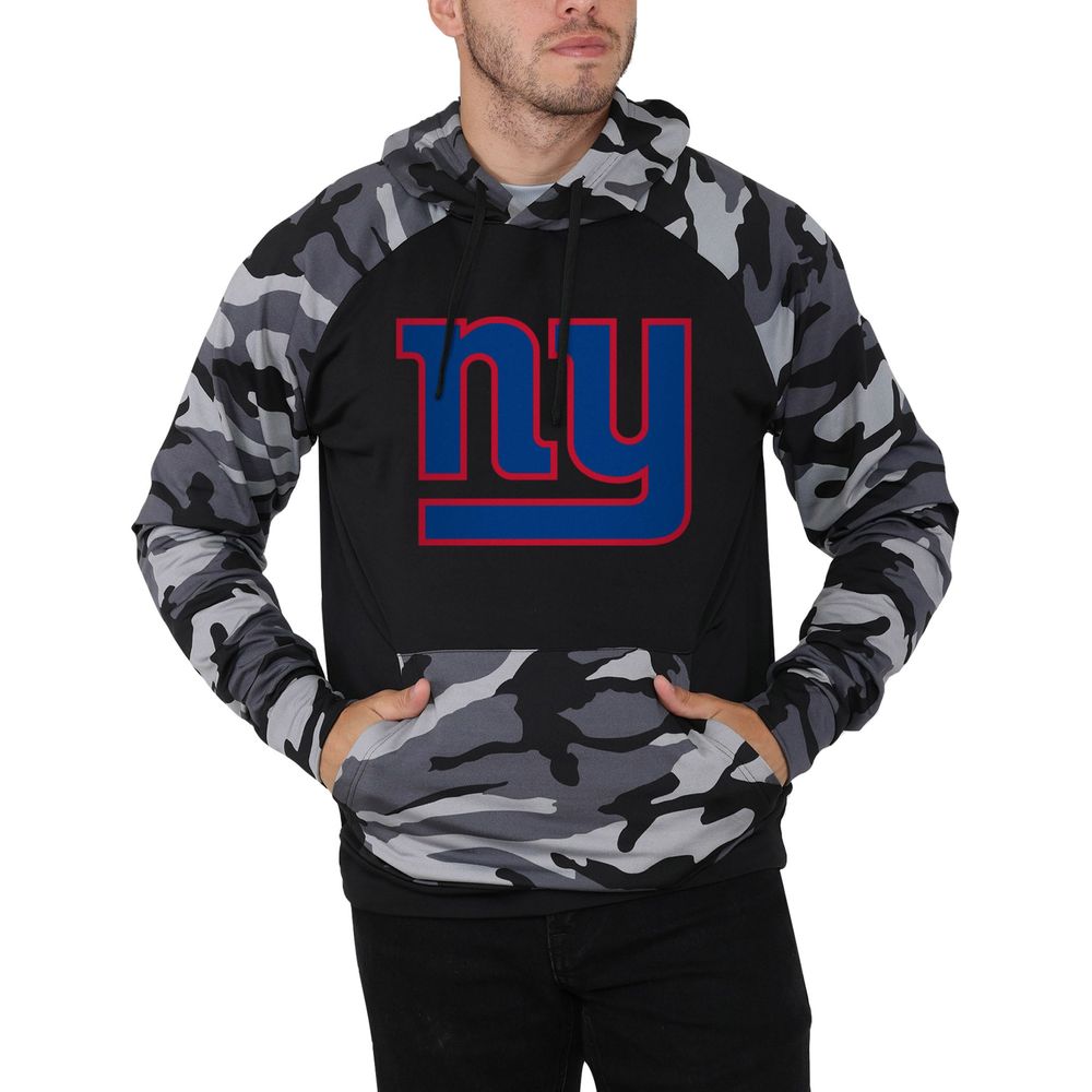 New York Giants Fanatics Branded Big & Tall Camo Pullover Hoodie - Heather  Charcoal